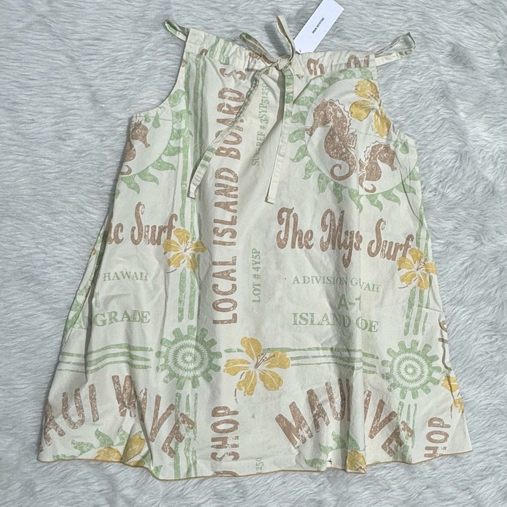Urban outfitters BDG Cream and Green Printed Skirt NWT - Picture 3 of 6